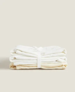 ZARA Home Duck Muslin Cloth (Pack Of 3)