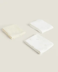 ZARA Home Duck Muslin Cloth (Pack Of 3)