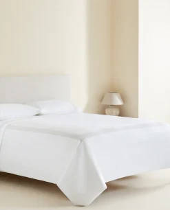 ZARA Home Duvet Cover With Linen Border