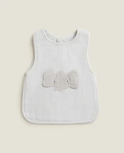 ZARA Home Elephant Cotton Terrycloth Bib