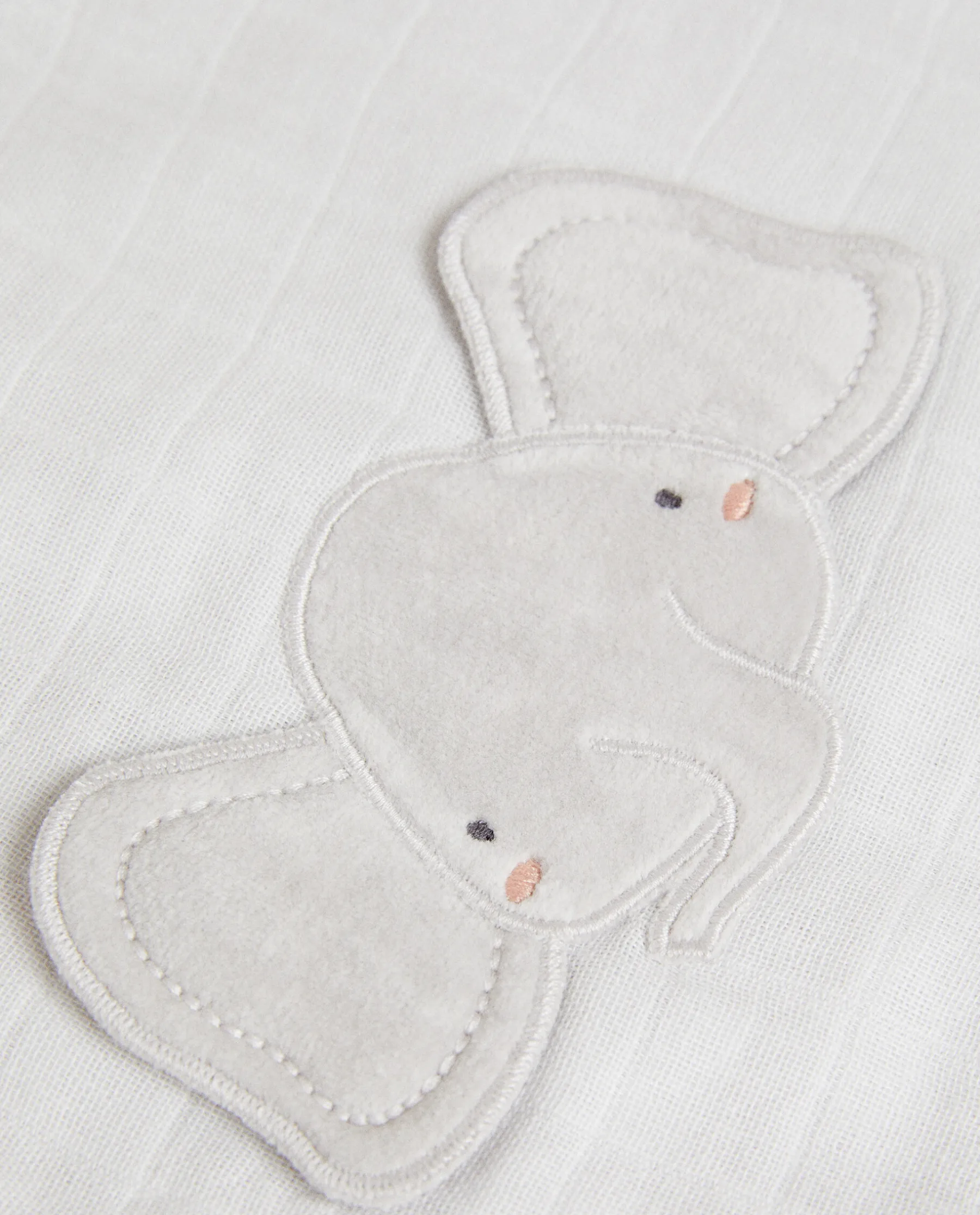 ZARA Home Elephant Cotton Terrycloth Bib