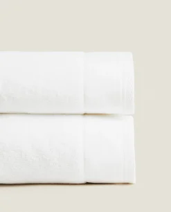 ZARA Home Embroidered Border Towel