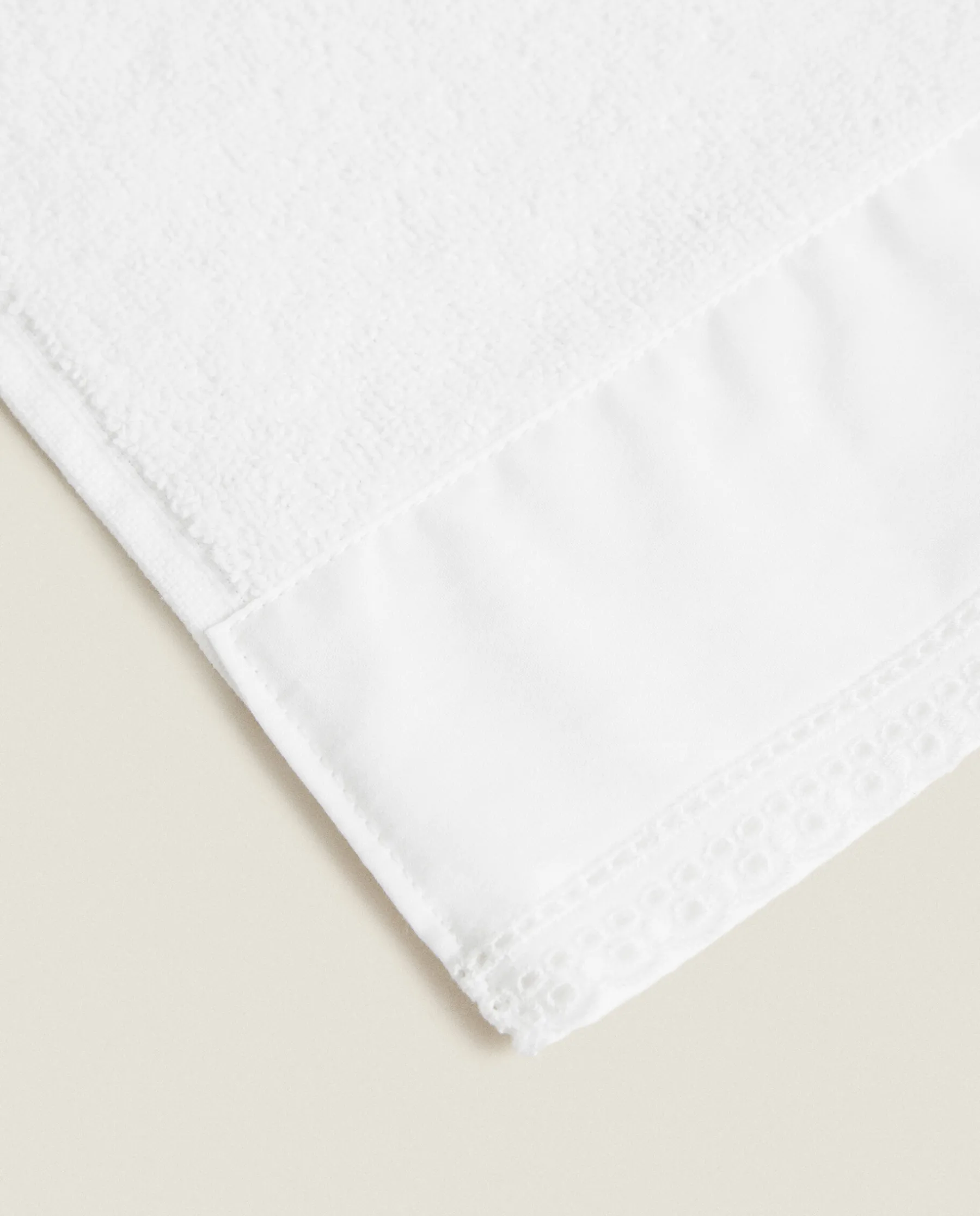 ZARA Home Embroidered Border Towel