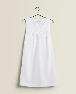 ZARA Home Embroidered Cotton Nightgown