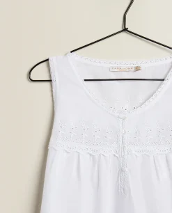 ZARA Home Embroidered Cotton Nightgown