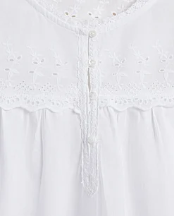 ZARA Home Embroidered Cotton Nightgown