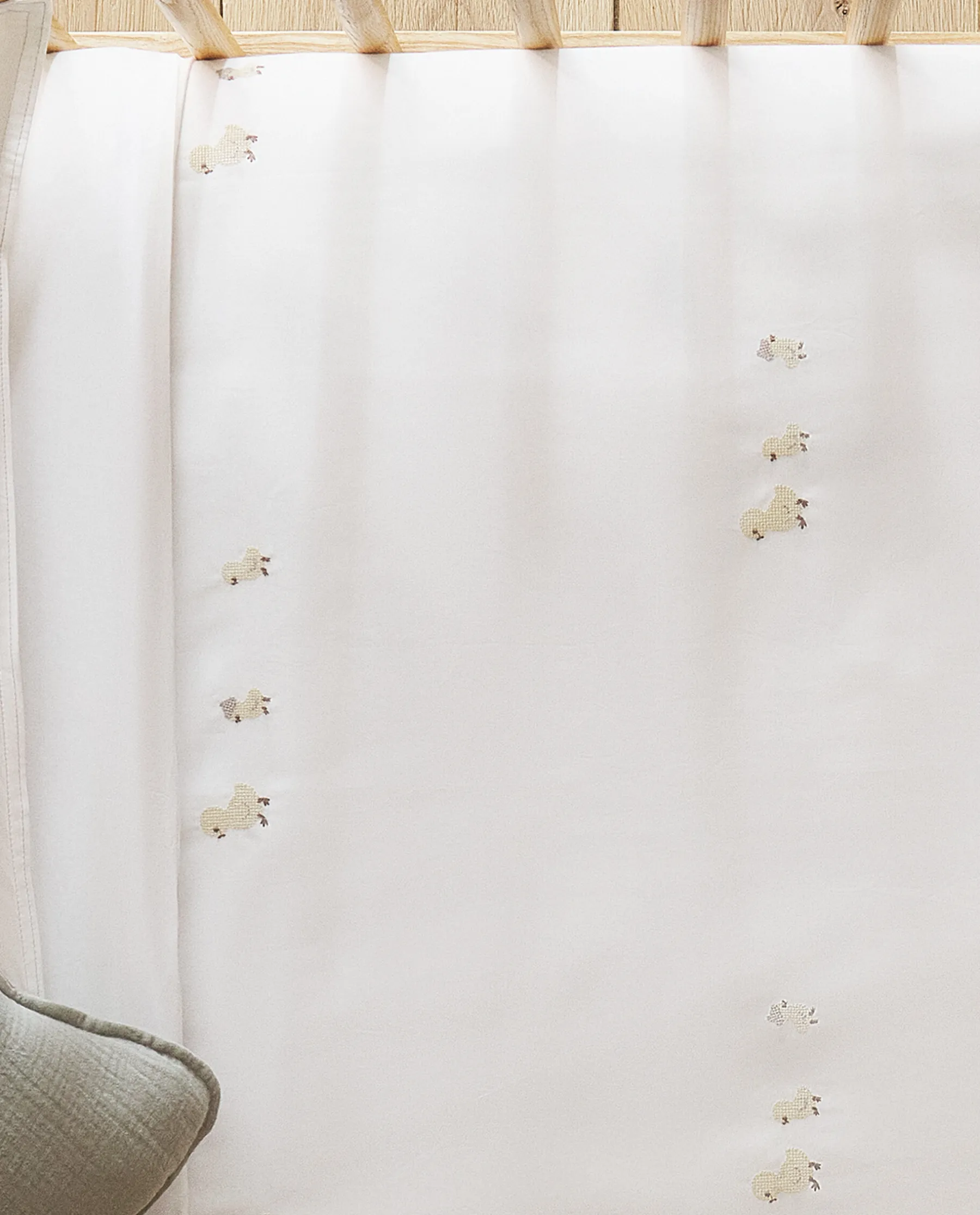 ZARA Home Embroidered Duvet Cover