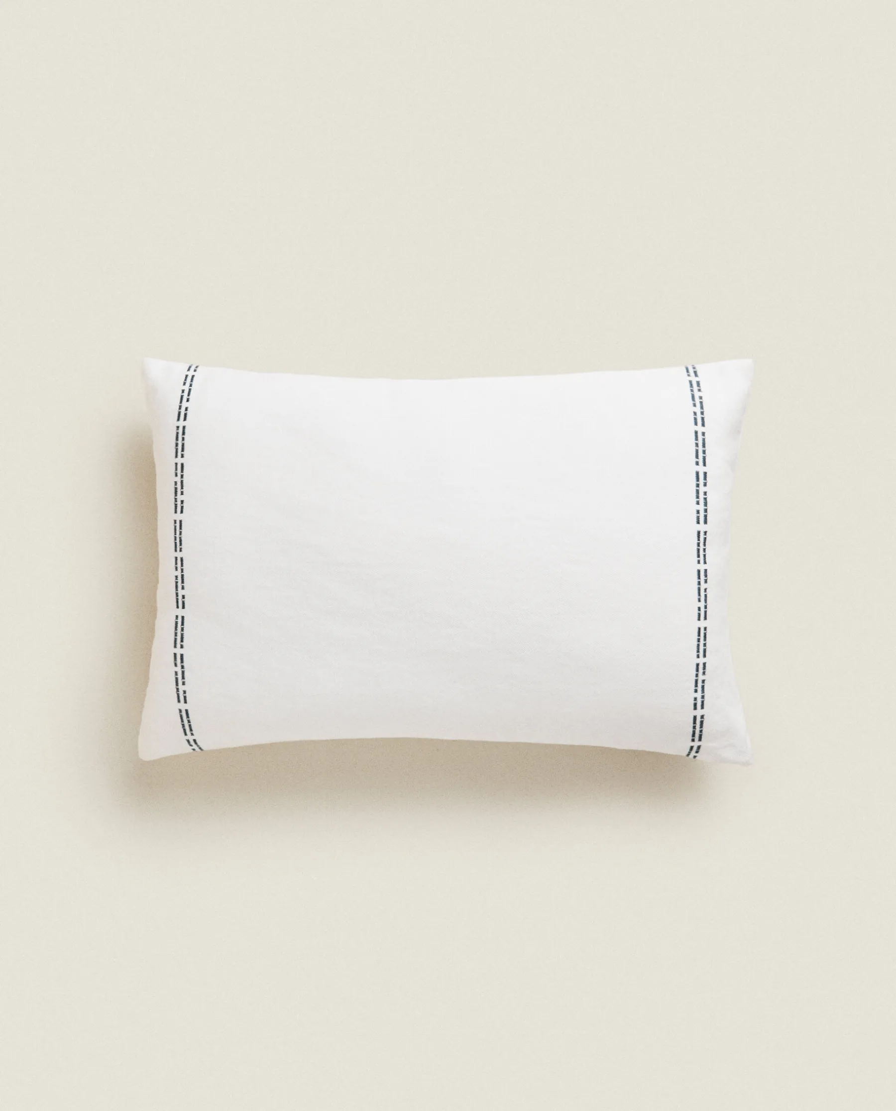 ZARA Home Embroidered Throw Pillow Cover