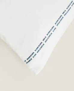 ZARA Home Embroidered Throw Pillow Cover
