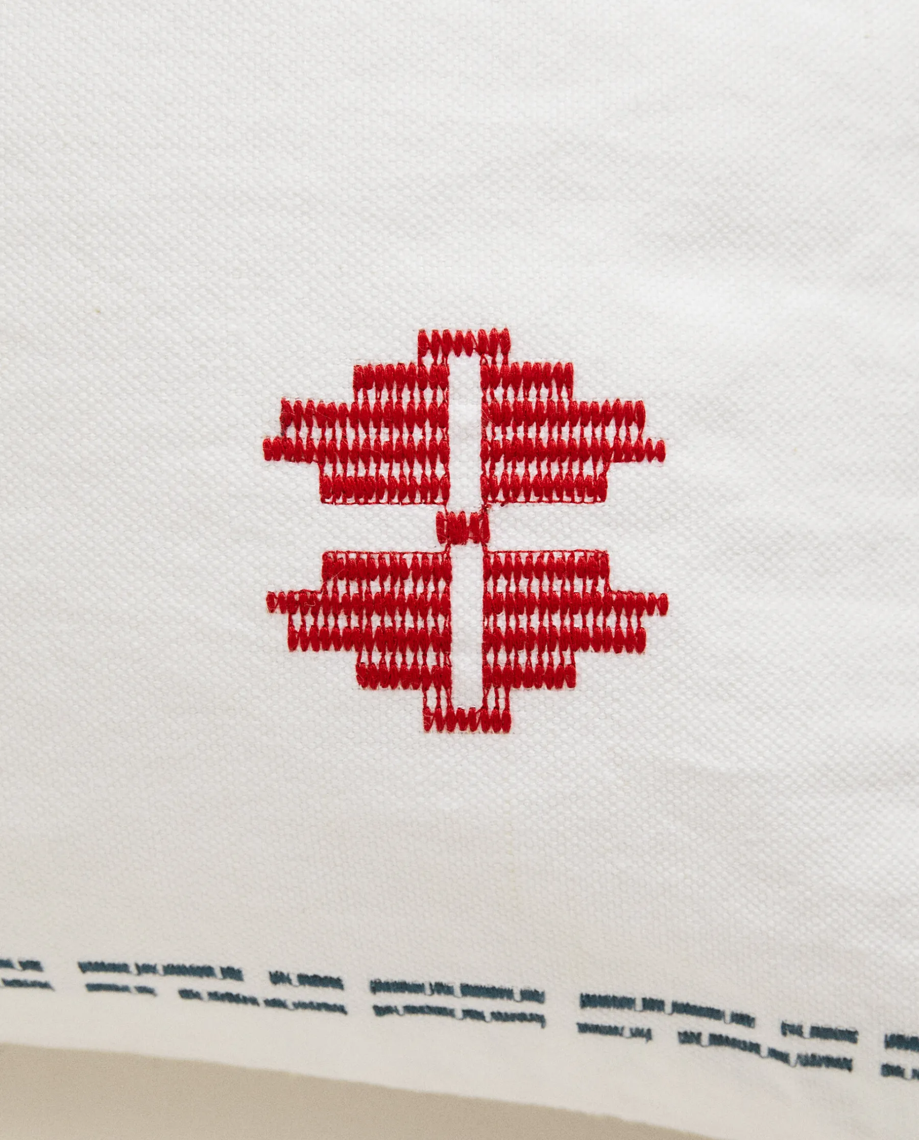 ZARA Home Embroidered Throw Pillow Cover