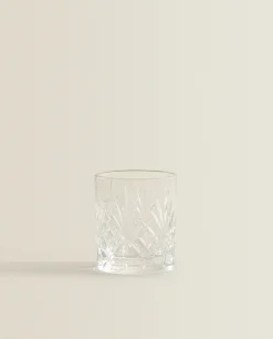 ZARA Home Engraved Crystalline Shot Glass