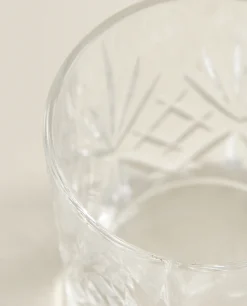 ZARA Home Engraved Crystalline Shot Glass