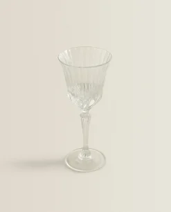 ZARA Home Engraved Crystalline Water Glass
