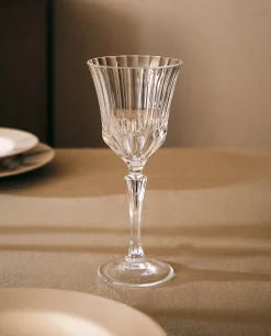 ZARA Home Engraved Crystalline Water Glass