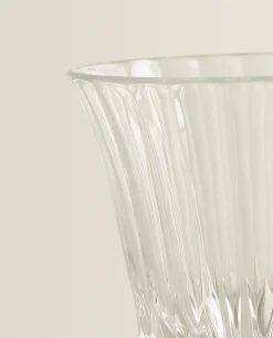 ZARA Home Engraved Crystalline Water Glass