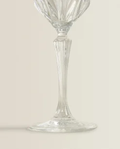 ZARA Home Engraved Crystalline Water Glass