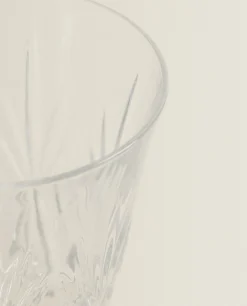 ZARA Home Engraved Crystalline Wine Glass