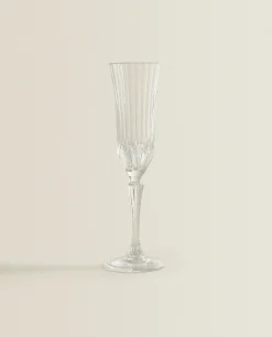 ZARA Home Engraved Crystalline Wine Glass
