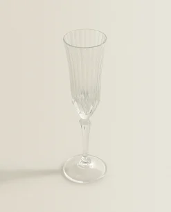 ZARA Home Engraved Crystalline Wine Glass