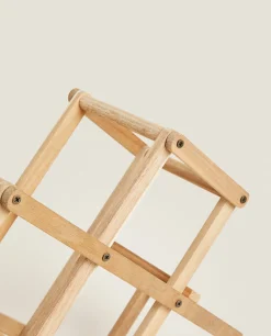 ZARA Home Extendible Wooden Bottle Stand