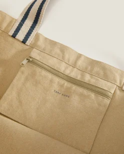 ZARA Home Fabric Tote Bag