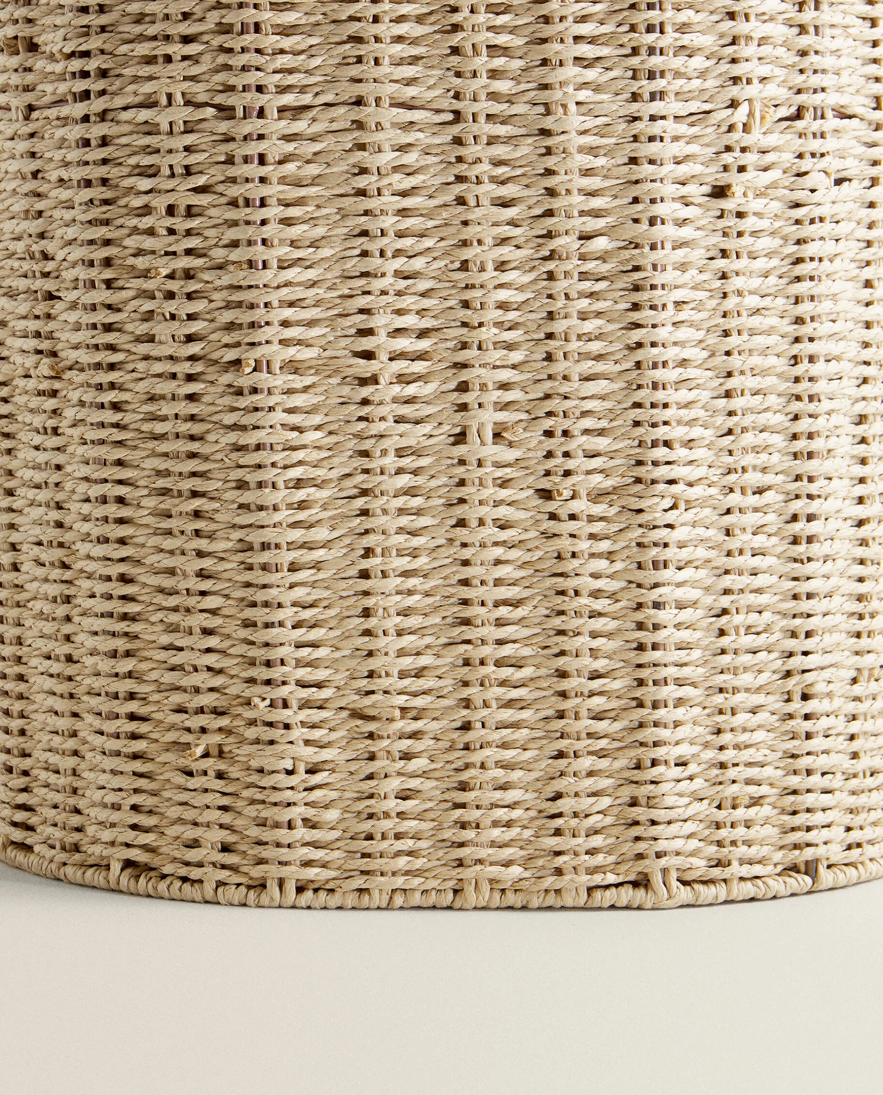 ZARA Home Fabric-Lined Laundry Hamper