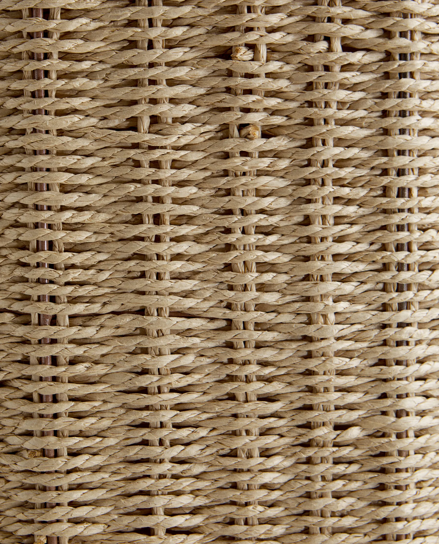 ZARA Home Fabric-Lined Laundry Hamper