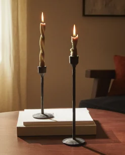 ZARA Home Faceted Metal Candlestick