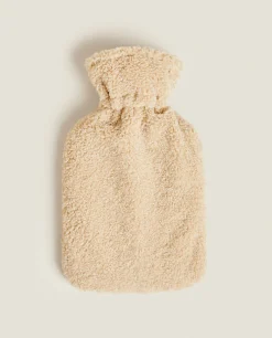 ZARA Home Faux Shearling Water Bottle