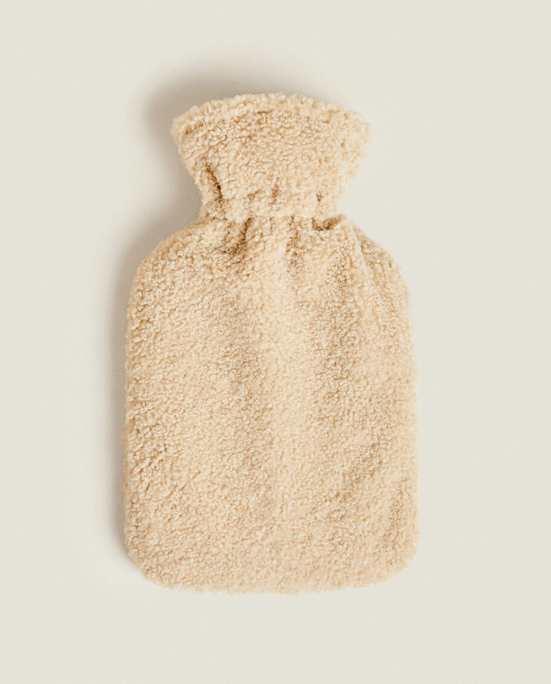 ZARA Home Faux Shearling Water Bottle