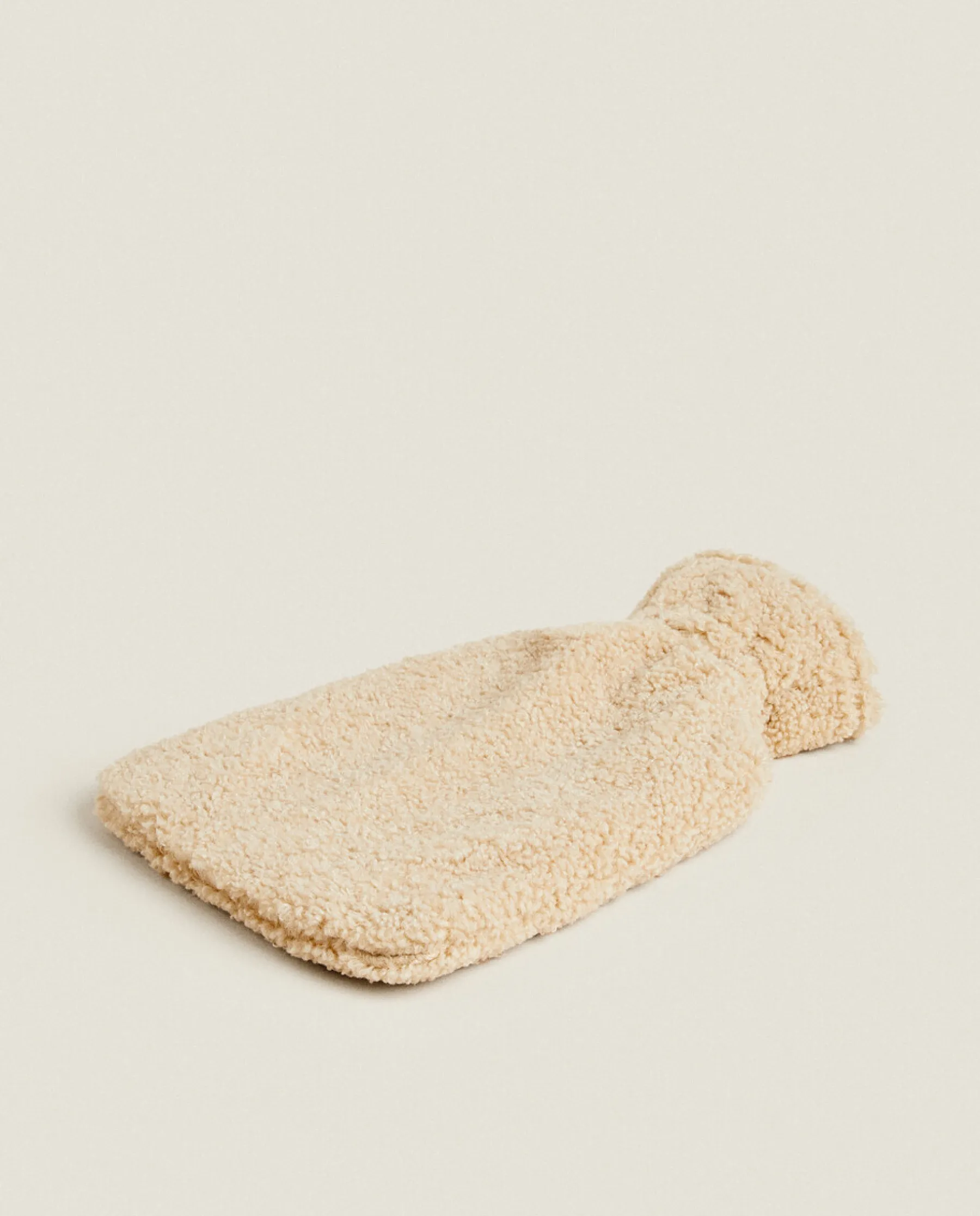 ZARA Home Faux Shearling Water Bottle