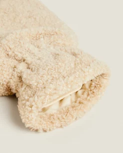 ZARA Home Faux Shearling Water Bottle