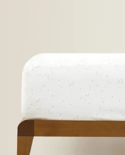 ZARA Home Fitted Sheet With Moon And Star Print