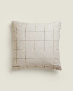 ZARA Home Flannel Throw Pillow Cover