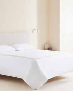 ZARA Home Flat Sheet With Border