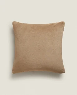 ZARA Home Fleece Throw Pillow Cover