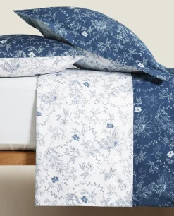 ZARA Home Floral Comforter Duvet Cover