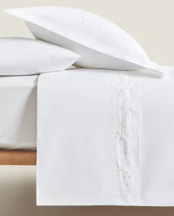 ZARA Home Floral Embroidery Duvet Cover