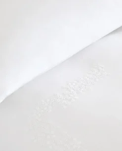 ZARA Home Floral Embroidery Duvet Cover