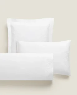 ZARA Home Floral Embroidery Pillowcase