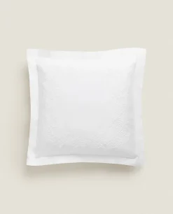 ZARA Home Floral Embroidery Pillowcase