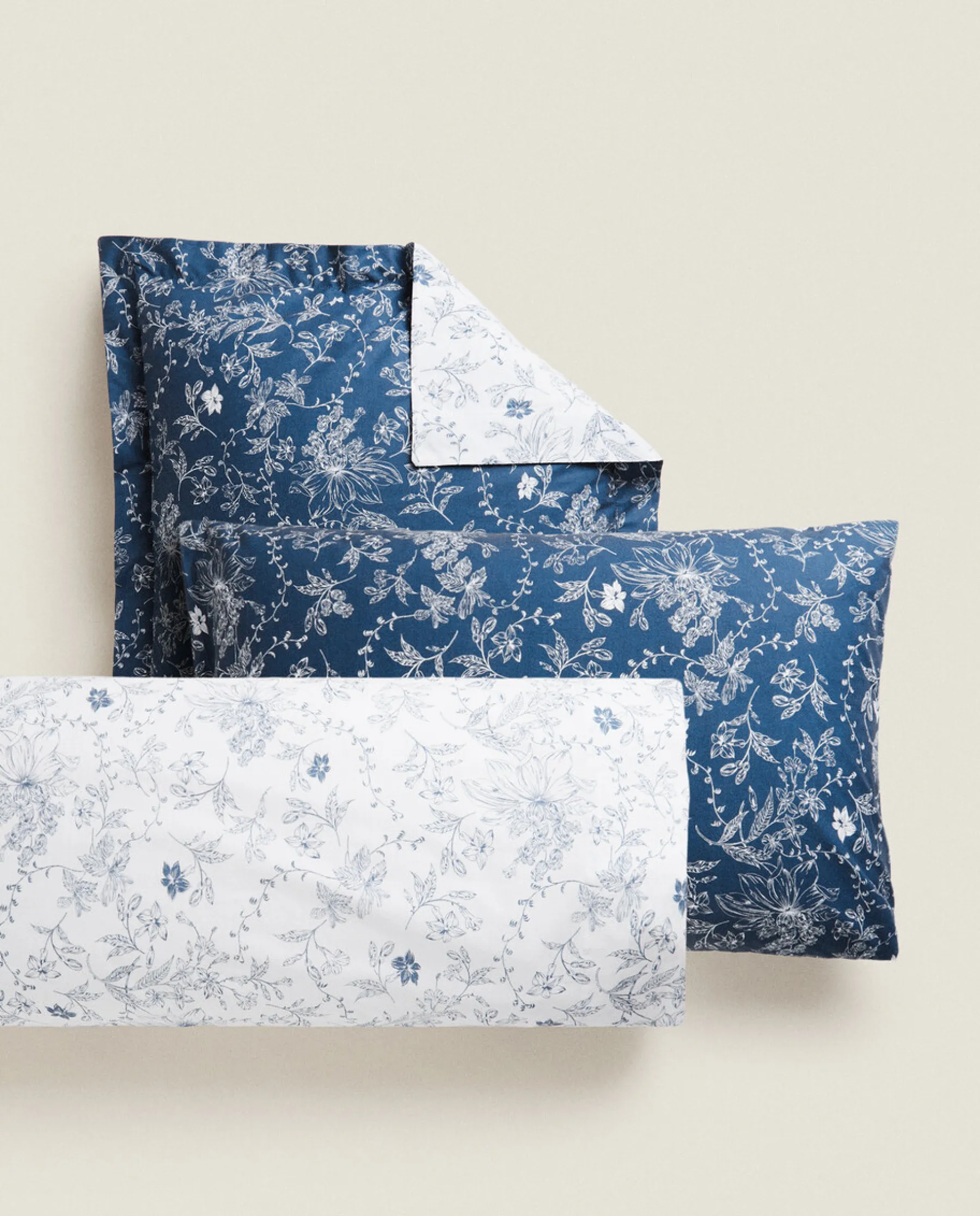 ZARA Home Floral Pillowcase