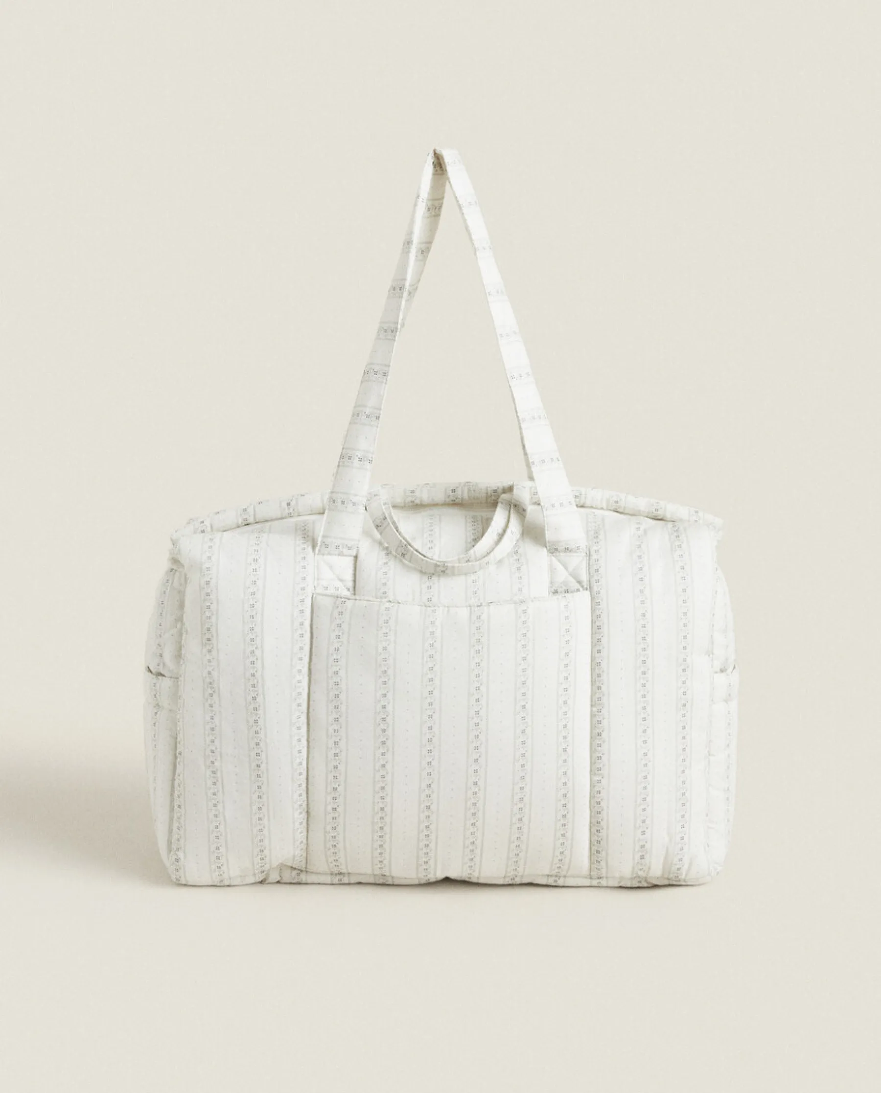 ZARA Home Floral Print Diaper Bag