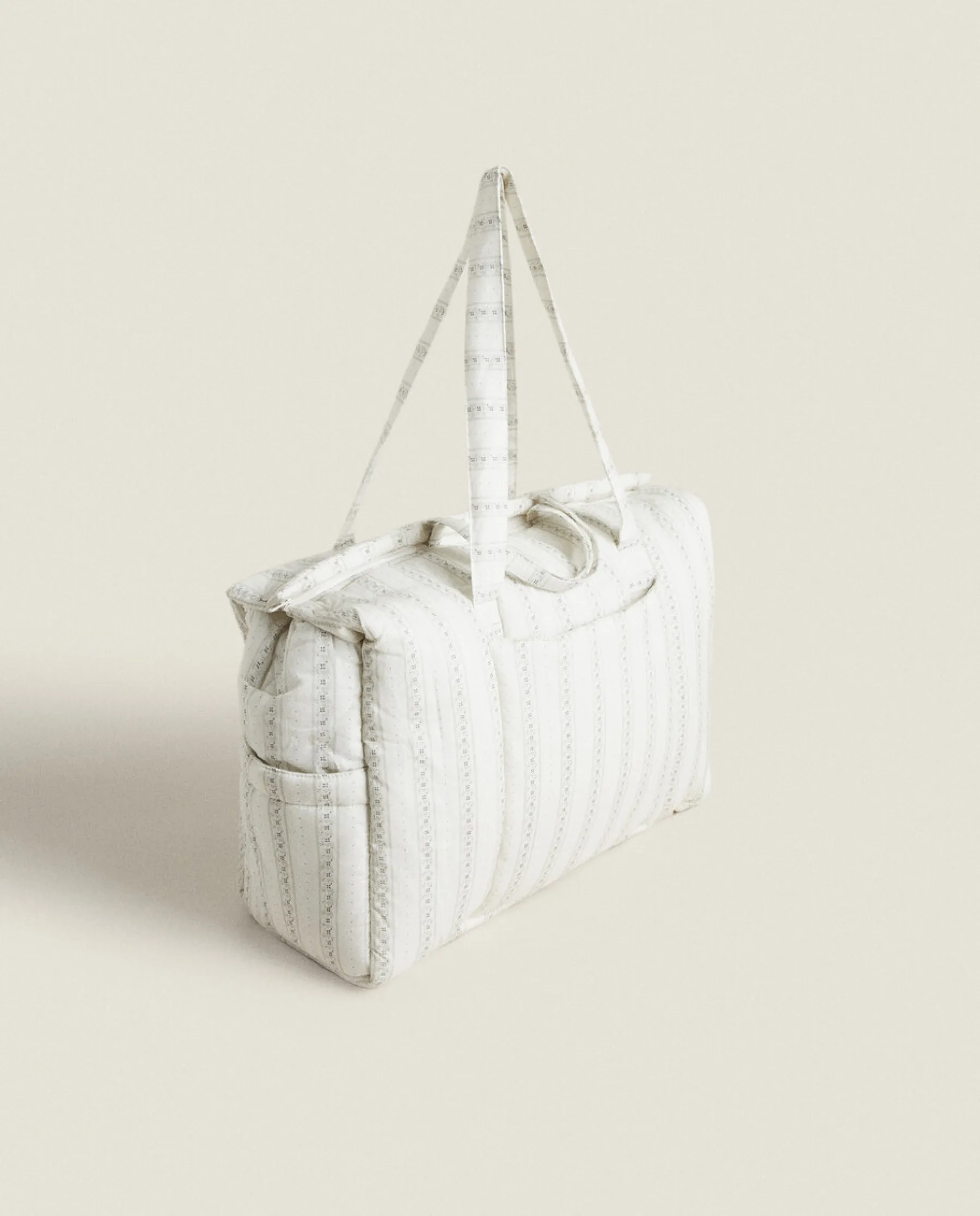 ZARA Home Floral Print Diaper Bag