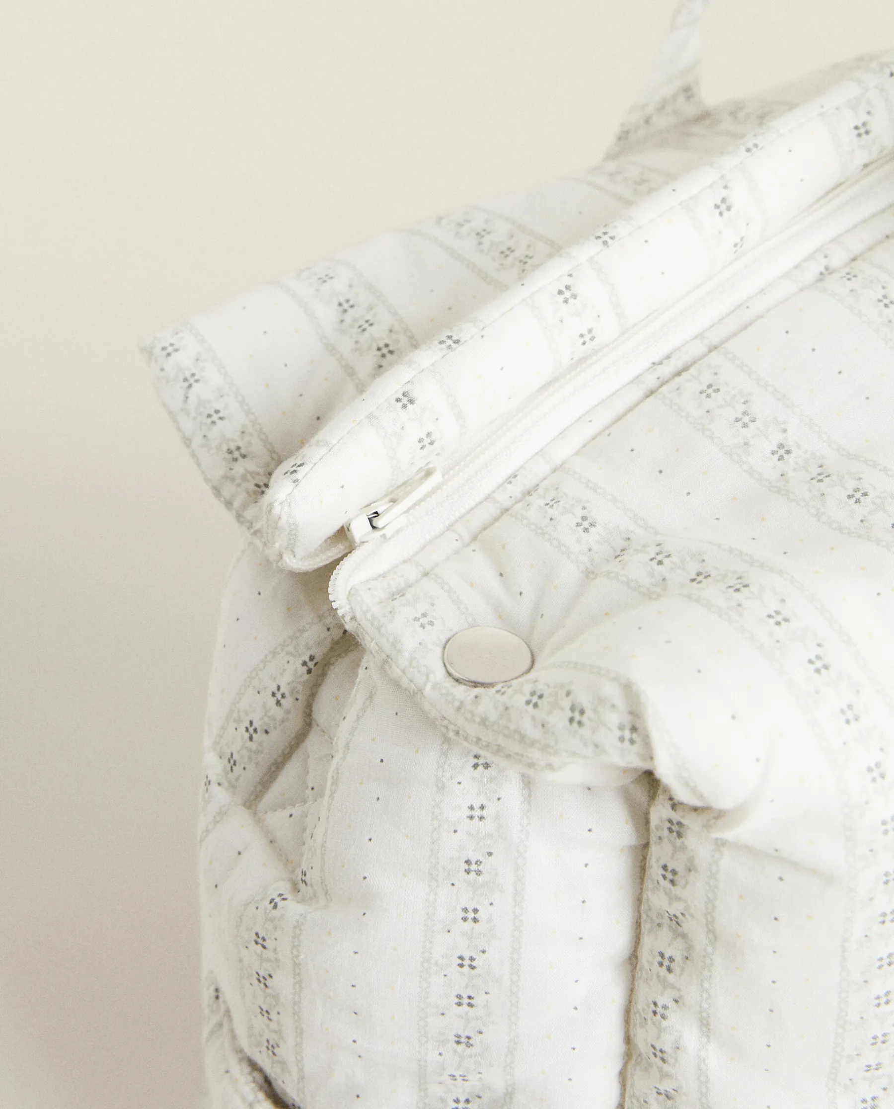 ZARA Home Floral Print Diaper Bag