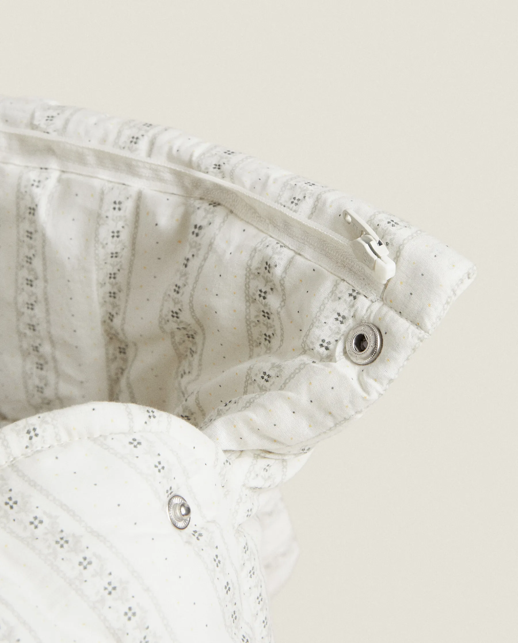 ZARA Home Floral Print Diaper Bag