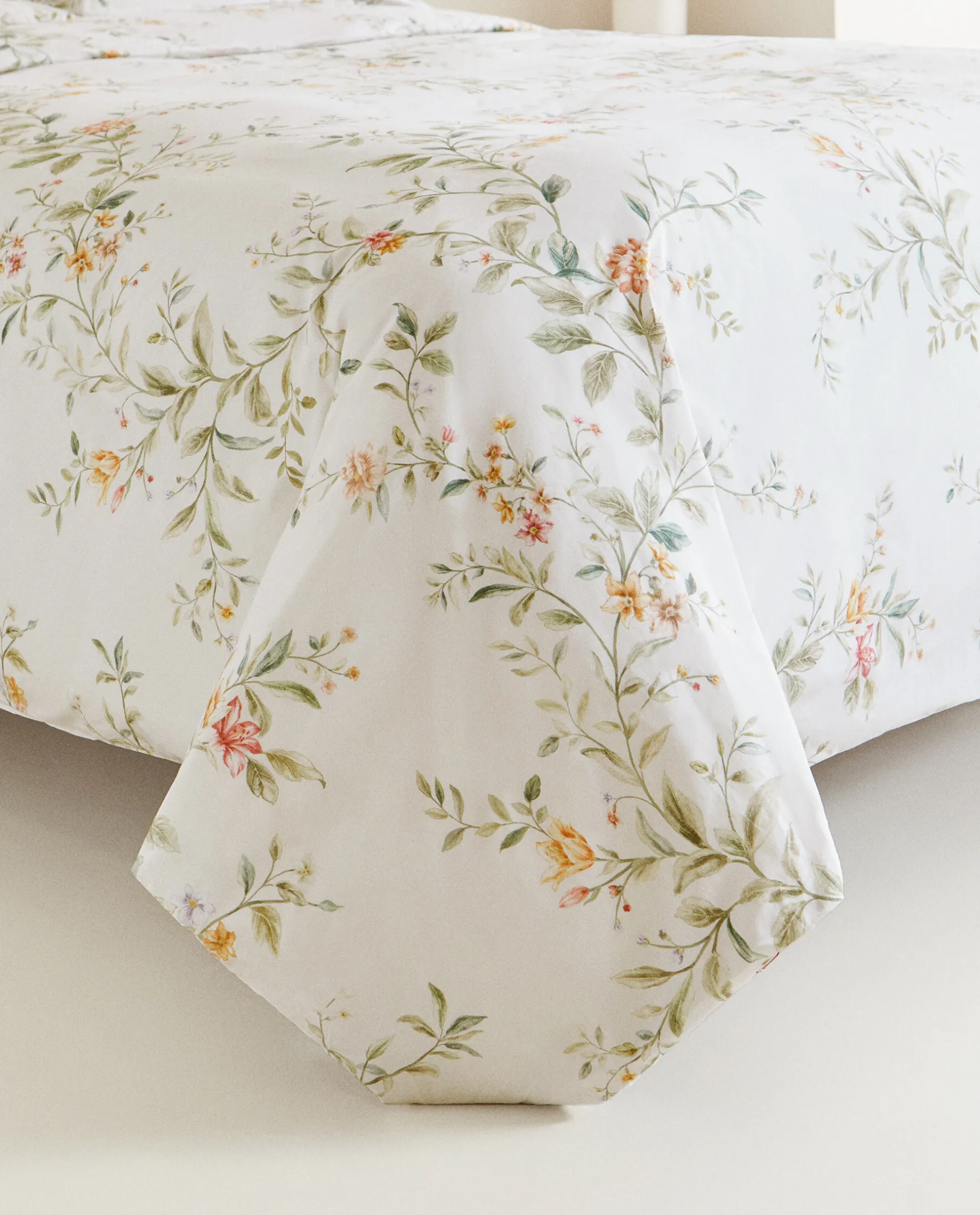 ZARA Home Floral Print Duvet Cover