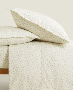 ZARA Home Floral Print Duvet Cover