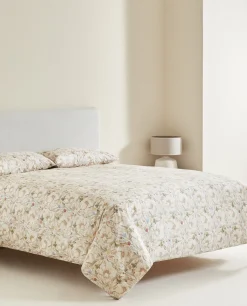 ZARA Home Floral Print Duvet Cover