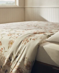 ZARA Home Floral Print Duvet Cover